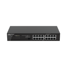 RG-ES116G, switch no administrable, no PoE de 16 puertos RG-ES116G