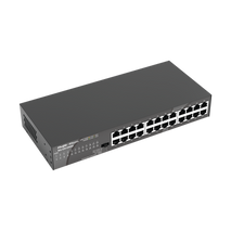 Switch no Gestionable de 24 puertos con Velocidades de 10/100/1000 Mbps RG-ES124GD